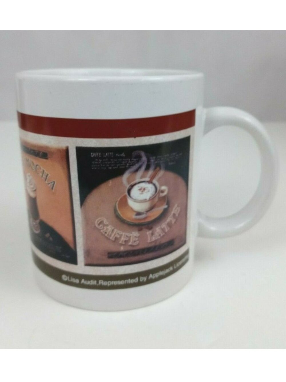 Lisa Audit Represented By Applejack Coffee Shope Caffe Coffee Cup Mug Rare